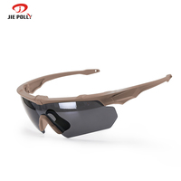 Lunettes tactiques à marque privée, résistantes au vent et au sable, avec sangle réglable, monture TR90 pour la conduite et le tir