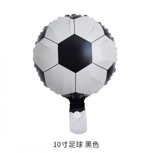 Vente entière 10 pouces <span class=keywords><strong>noir</strong></span> rouge <span class=keywords><strong>bleu</strong></span> ballon de football mini ballon de football pour la décoration de fête de réunion sportive - Product Image 5