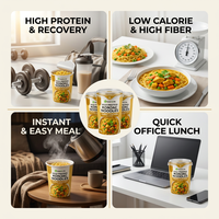 Wholesale Custom High Protein Konjac Dry Noodle OEM ODM Factory Beef Flavor Shirataki Noodles