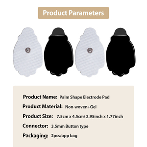 Patchs auto-adhésifs de remplacement pour électrostimulateurs TENS/EMS, réutilisables - Product Image 3