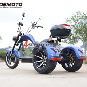 Scooter Eléctrico de <span class=keywords><strong>Tres</strong></span> <span class=keywords><strong>Ruedas</strong></span> <span class=keywords><strong>Citycoco</strong></span> 2020, Aprobado por la CEE y la COC, Nuevo, para Derrapes - Product Image 3