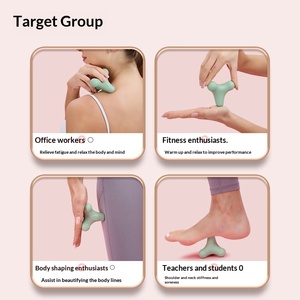 Venta al por mayor de Bola de Fascia de Cuatro Puntos para Ejercicio y Relajación Muscular de Hombros, Cuello, Cintura, Manos y Plantares, para la Eliminación de Lactato y Estimulación de Meridianos - Product Image 4