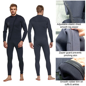 Traje de Buceo de Neopreno de 3MM para Hombre, con Cierre Frontal, Traje de Buceo Completo para Buceo, Surf, Snorkel y Apnea - Product Image 2