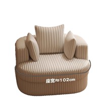 Ensemble de canapé d'angle modulaire moderne en bois massif, rembourré en mousse, design rotatif, luxe léger, pour bureau, balcon, détente et relaxation