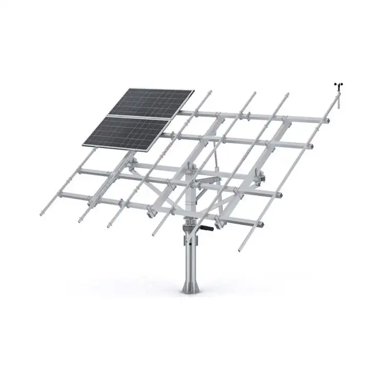 10kw 20 Panels Kit Double System Completed Systems key components of Sun Tracking Dual Axis Solar Trackers