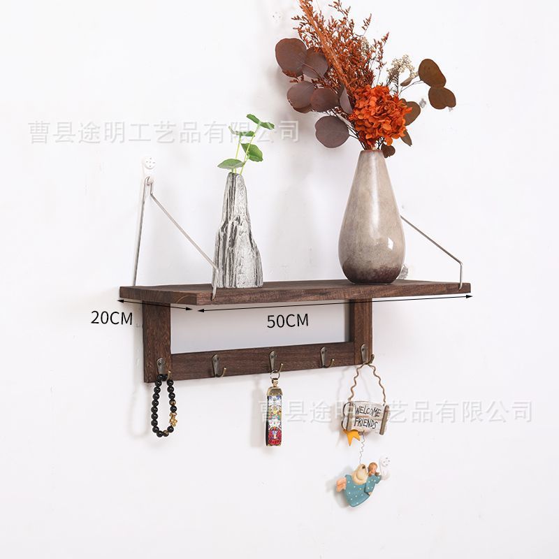 New Chinese style baked enamel retro hook design, 50x20 mm