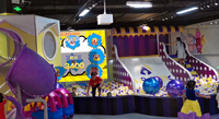 Projection interactive murale 3D de jeux vidéo à 60 ips, 35 jeux de frappe de balles pour enfants sur grand écran dans une aire de jeux