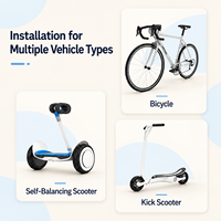 Traceur GPS BDS 4G pour feux arrière, antivol, intégration API OEM ODM, suivi en temps réel pour trottinettes électriques, VTT, gyropodes