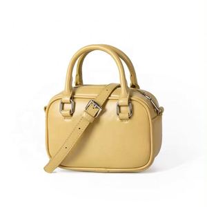 Customized LOGO Cute Solid Color Fashion Women's Handbag Red Mini <b>Square</b> Crossbody Hand Bag Tiny Bags - Product Image 3