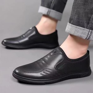 Zapatillas Casuales de Hombre Estilo Oxford Langge PU, Mocasines Baratos con Forro de Malla, Zapatos de Vestir para Caminar - Product Image 1
