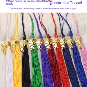 Gorro de Graduación Universitario con Borla y Colgante para Estudiantes de Doctorado/Maestría, Año 2025/2026 - Product Image 3