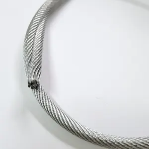 19x7 10mm China supplier non-rotation galvanized steel wire cable withgood price for windlass and textile wire