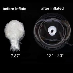 Stretchable Pvc <b>Balloons</b> Transparent Clear Round Plastic <b>Bubble</b> Bobo <b>Balloon</b> for Party Decoration 10 18 20 24 36 Inch - Product Image 4
