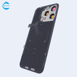 Cristal Trasero STAROZON con NFC/Inducción Inalámbrica para <span class=keywords><strong>iPhone</strong></span> <span class=keywords><strong>14</strong></span> 15 16 Plus Pro Max, Repuesto de Cristal para la Cubierta Trasera del Teléfono - Product Image 2