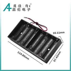 Rts 8 x AA nhựa Pin chủ trong loạt kết nối 8 tế bào pin trường hợp với dây dẫn - Product Image 2