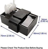 Boîtier CDI DC 6 broches pour moteur vertical CG150cc 200cc 250cc, ATV, Quad, Scooter, Go-Kart, Moto tout-terrain – Pièces de rechange pour boîtier d'allumage CDI