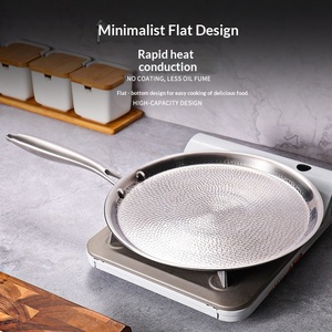 Non Stick Titanium Honeycomb Crepe <strong>Pancake</strong> <strong>Pan</strong> Heavy Duty Cooking Titanium Frying <strong>Pan</strong> Titanium Pizza Griddle <strong>Pan</strong> - Product Image 4
