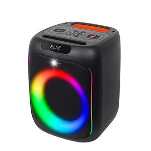 Heavy bass 6.5inch karaoke machine with recording function ,portable bluetooth speaker with Mic .