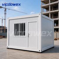 Casa Contenedor Prefabricada Contemporánea de Ensamblaje Rápido con Panel Sándwich EPS para Almacén, Sitio de Construcción, Oficina, Dormitorio