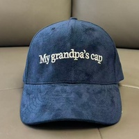 Fabricant de chapeaux, casquette de baseball personnalisée avec logo personnalisé, casquette en daim sport à 6 panneaux brodée, sangle en cuir