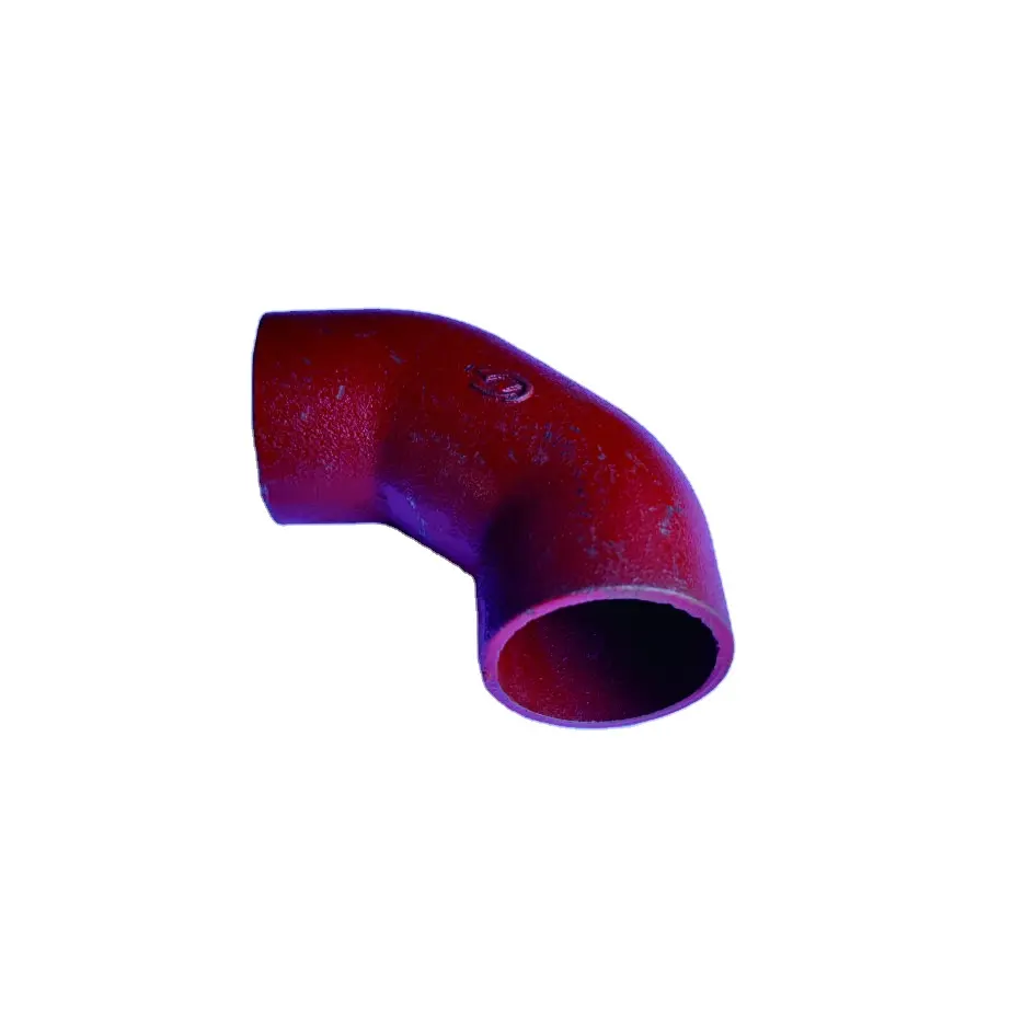 China Factory Wholesale Ductile Iron Joint Pipe Fittings Double Socket Elbow Double 45 Degree for pipeline