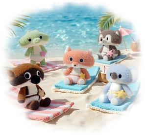 Peluche personnalisée douce <span class=keywords><strong>et</strong></span> moelleuse, petit crocodile, koala, renard, <span class=keywords><strong>loup</strong></span>, jouet pour enfants, rembourrage en coton PP, cadeau pour petite amie, compagnon de bébé - Product Image 2