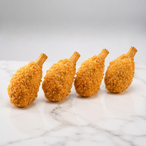 Bolas de Camarón Crujientes y Jugosas con Palito de Caña de Azúcar, Pre-fritas y Empanizadas, Snack de Mariscos Congelados al por Mayor - Product Image 3
