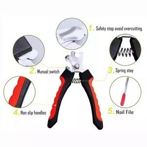 Vật nuôi chải chuốt cắt móng tay; thép không gỉ an toàn và bền Clipper cho mèo và chó chân chăm sóc và cắt tỉa. - Product Image 3