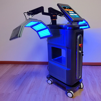 Masque infrarouge pour le traitement de l'acné du visage, éclaircissement de la peau, élimination des rides, 7 couleurs, rajeunissement de la peau, spa, PDT, machine de luminothérapie LED