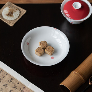 Guanlan Ceramic Teapot Stand With Lid Porcelain Dry Brewing <b>Tea</b> <b>Set</b> Dehua Origin First Class Product - Product Image 4