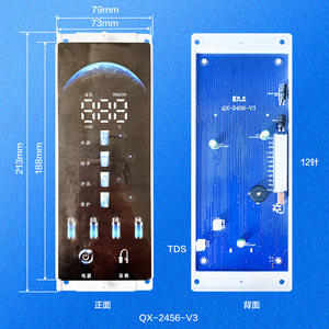 แผงควบคุม QX-2456-V3 สำหรับเครื่องกรองน้ำแบบไหลสูง พร้อมหน้าจอแสดงผล TDS สำหรับตรวจสอบคุณภาพน้ำ - Product Image 1