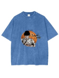 Camisetas Unisex Lavadas y Envejecidas con Estampados Digitales por Transferencia Térmica de "A <span class=keywords><strong>Clockwork</strong></span> <span class=keywords><strong>Orange</strong></span>" en Todas las Tallas - Product Image 3