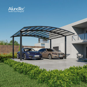 Abri de voiture en aluminium et polycarbonate de haute qualité en forme de M pour maison et <span class=keywords><strong>garage</strong></span> - Product Image 1