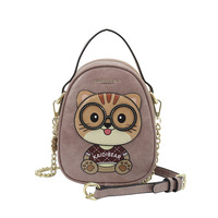 2025 nouvelle mode femmes sac à bandoulière élégant dessin animé ours simple épaule conception polyvalent décontracté à la mode sac fermeture éclair Polyester