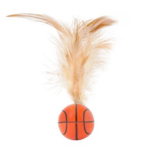Jouet pour chat balle rebondissante - Jouet d'activité pour chat avec plumes pour l'exercice et l'auto-entretenissement - Product Image 4
