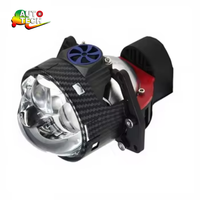 Lentille de projecteur Bi-LED 3 pouces à succès, lentille convexe translucide Fisheye universelle W80 pour modification de voitures