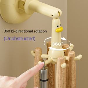Perchero Multifuncional de Pared con Ventosa de ABS, Diseño de Patito con <span class=keywords><strong>Seis</strong></span> Garras, Sin Necesidad de Perforar, para Sala de Estar, Creativo - Product Image 2