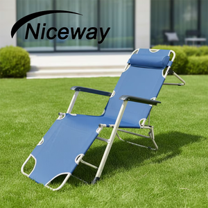 <span class=keywords><strong>Chaise</strong></span> <span class=keywords><strong>longue</strong></span> de jardin pliable à prix abordable avec porte-gobelet, idéale pour l'extérieur et la détente - Product Image 1