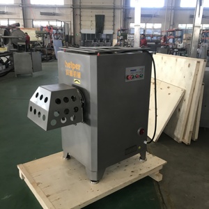 Hachoir à viande automatique haute capacité en acier inoxydable avec moteur de marque réputée, équipement de traitement de viande congelée 800 kg/h - Product Image 3
