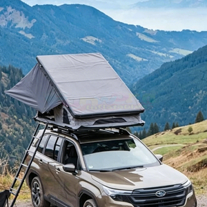 เต็นท์หลังคารถยนต์แบบ Ultralight สำหรับ 4 ฤดู ทำจากโพลีเอสเตอร์ เต็นท์หลังคาแบบเปลือกแข็งอะลูมิเนียม สำหรับตั้งแคมป์กลางแจ้ง 2-3 คน - Product Image 3