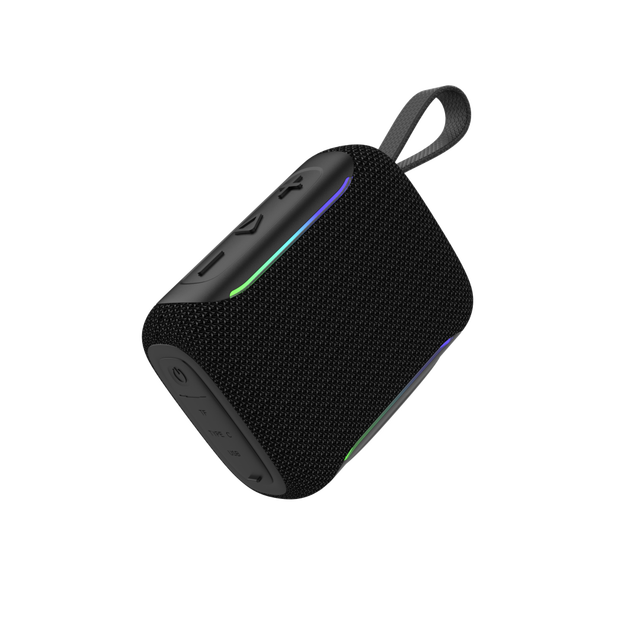 Y100 Mini Wireless Speaker TWS BT5.3 Waterproof Portable with RGB Light and Lanyard
