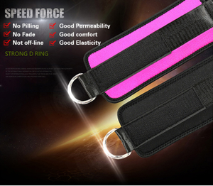 Sangles de cheville réglables en néoprène et nylon personnalisées pour la musculation, la remise en forme, les entraînements sportifs et la protection - Product Image 4
