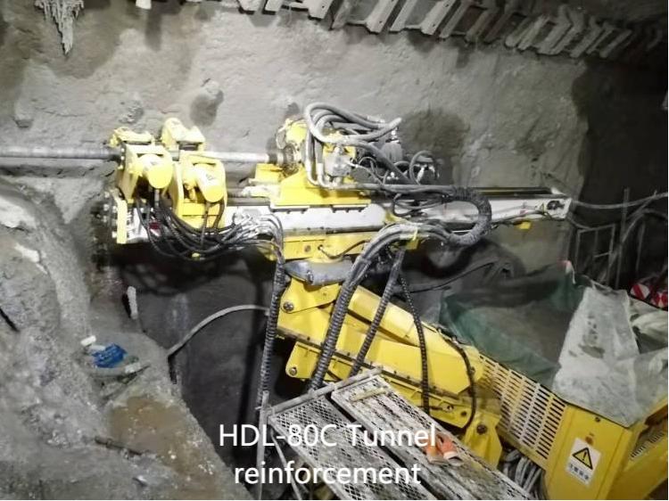 HDL-80C micropile guide hole drilling rig equipment