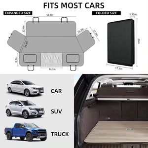 Luxuriöse Verlängerte Hundesitzauflage Autositzbezug Hunde-Autobett Haustier-Rücksitzschonbezug Rutschfeste Wasserdichte Haustiermatte für Auto, SUV, LKW – Hundeprodukte - Product Image 2