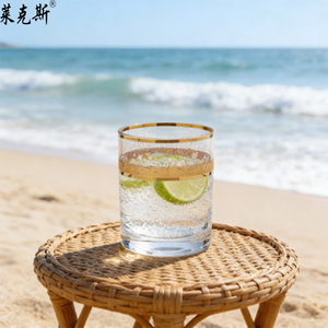 Set di Bicchieri da Whisky di Lusso per <span class=keywords><strong>Hotel</strong></span>, Stile Tumbler, Bicchieri da Gin in Quarzo Trasparente 280ml, Design Moderno e Classico di Alta Qualità - Product Image 1
