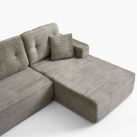 Canapé compressible trois places, confortable et moelleux, convertible en lit, design modulaire pliable pour entrepôt et hôtel