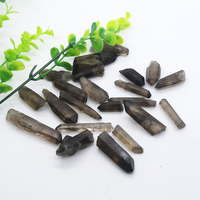 Offres Spéciales haute Qualité Naturel Brut Fumé Cristal Gravier Smoky Quartz Point Terminée