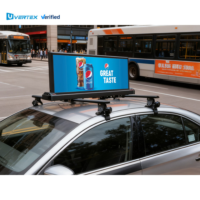Factory Direct Sale P2.5 Car Advertising LED Screen P5 Taxi Top LED Display Digital Car Top LED Screen
