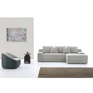 طقم كنب زاوية مودرن بتصميم عصري فاخر، أثاث منزلي لغرفة المعيشة والفلل والصالات - Product Image 4