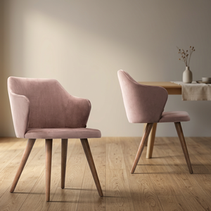 Fauteuil de conférence commercial moderne rembourré en tissu avec accoudoirs fixes et pieds en bois, idéal pour les salons d'accueil et les bureaux. - Product Image 3